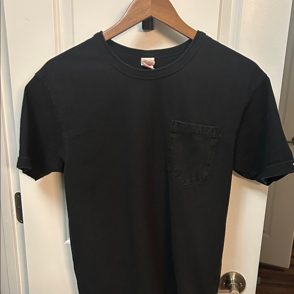 UES Black Pocket Tee